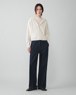 美品 セオリーリュクス 23AW フード付きヤク混ニットカーディガン ふんわり セオリーリュクス(Theory luxe)公式通販 レディースファッション