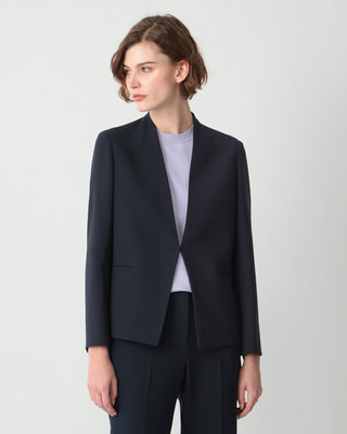 未使用級 25SS セオリーリュクス Luve Elia 2 ネイビー 36 Luve Elia 2 Jacket | Theory luxe[セオリーリュクス]公式通販サイト