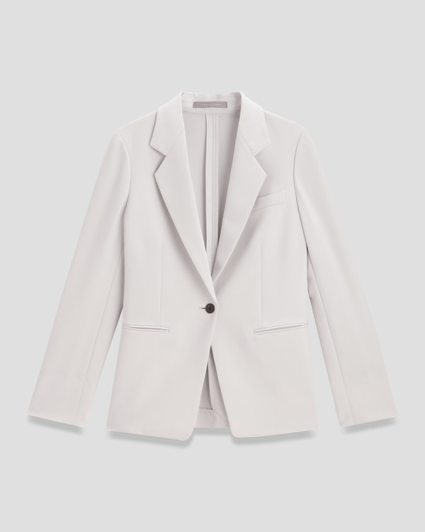 theory luxe ノーカラージャケット ホワイト theory luxe セオリーリュクス ノーカラージャケット 36 オフホワイト