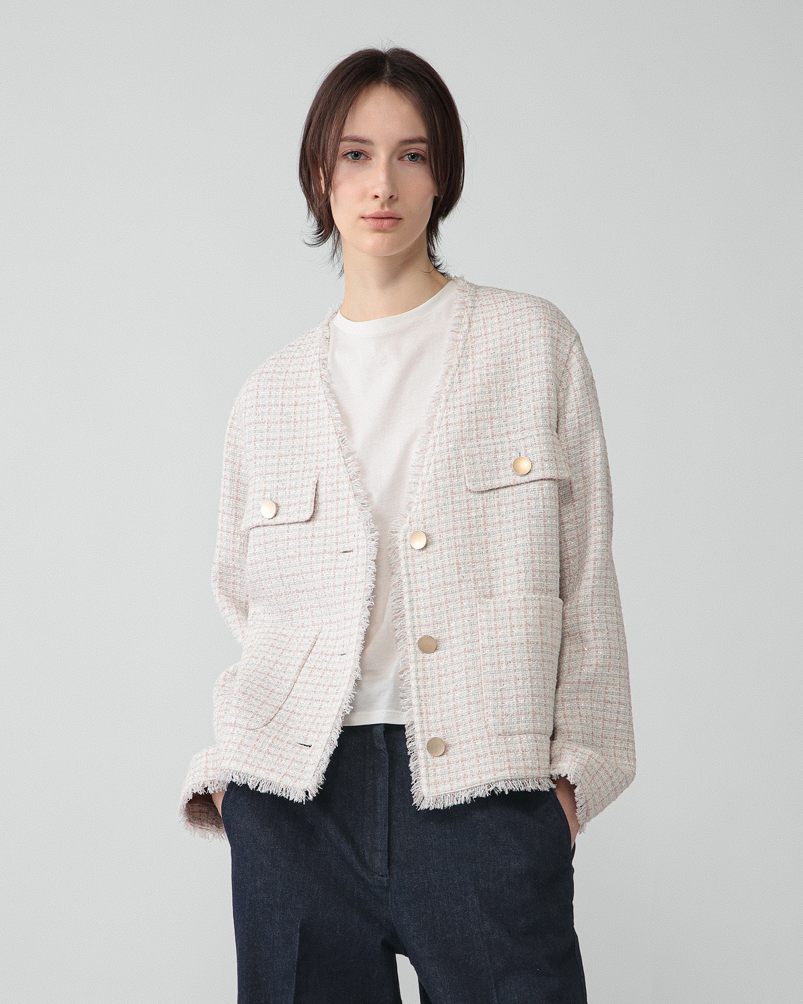 Chant Tweed Chiara Jacket | Theory luxe[セオリーリュクス]公式通販