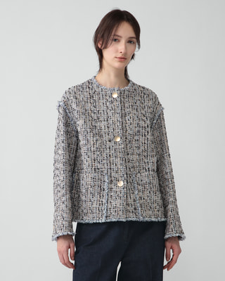 Lora Tweed Leah Jacket | Theory luxe[セオリーリュクス]公式通販サイト