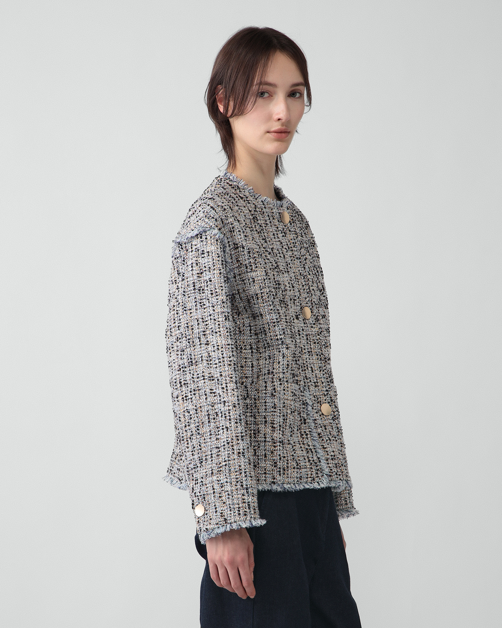 Lora Tweed Leah Jacket | Theory luxe[セオリーリュクス]公式通販サイト