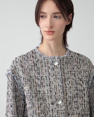 Lora Tweed Leah Jacket | Theory luxe[セオリーリュクス]公式通販サイト