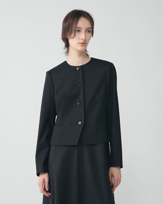 ■Theory luxeウールサキソニーテーラードジャケットブラック42 SHIPS（シップス） ジャケット テーラードジャケット SHIPS