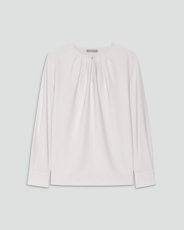 theory luxe 23SS ウォッシャブル ジップアップブルゾン 白 theory luxe 23SS ウォッシャブル ジップアップブルゾン 白