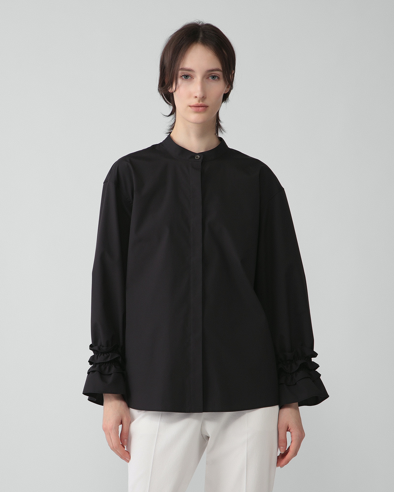 一部限定カラー Luxe Cotton Annie Shirt | Theory luxe[セオリー