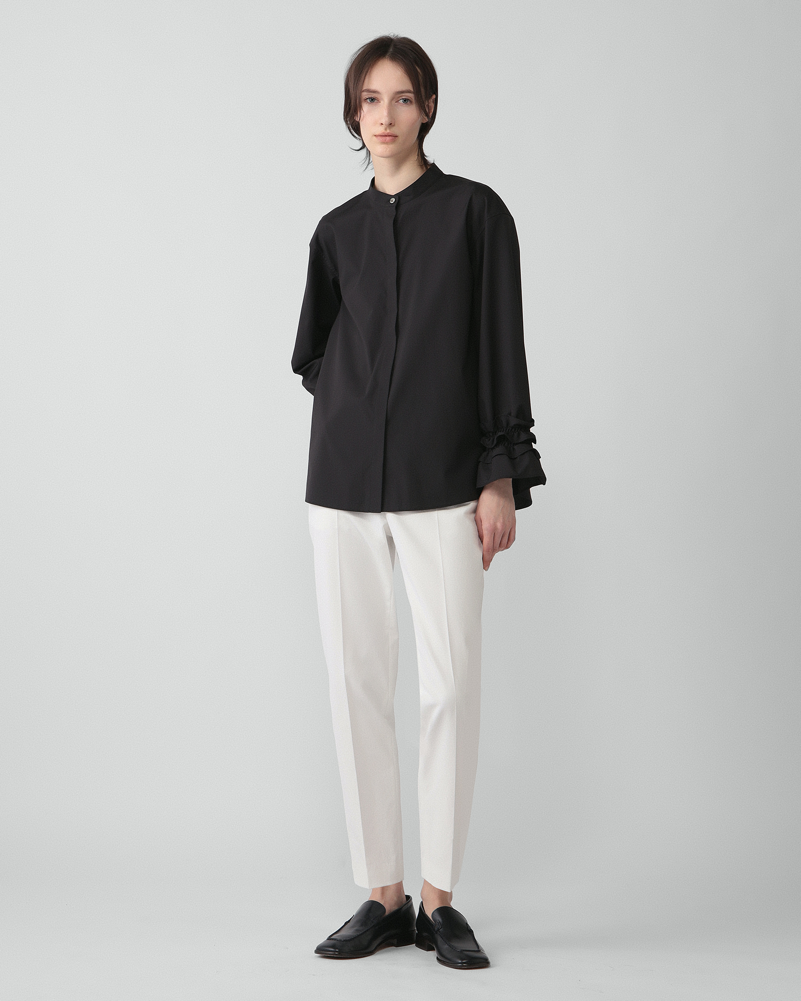 一部限定カラー Luxe Cotton Annie Shirt | Theory luxe[セオリー
