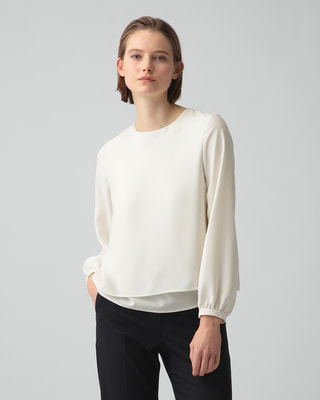 トップス theory luxe 23SS ELIDA3 HS MARVINE 38 セオリーリュクス(Theory luxe)公式通販 レディースファッション