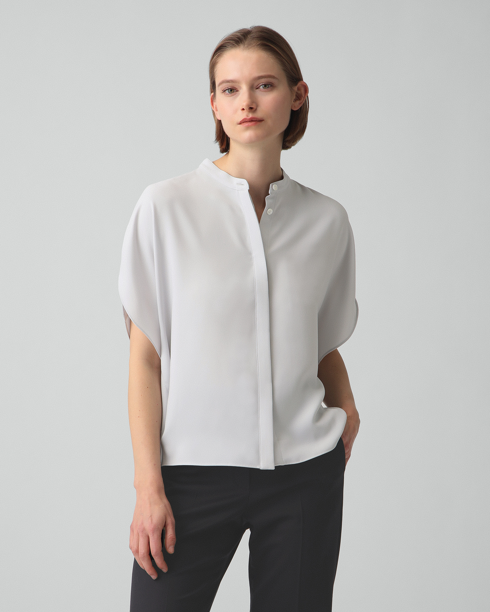 Theory luxe Marvine Amia Blouse シルバーグレー セオリーリュクス(Theory luxe)公式通販 レディースファッション