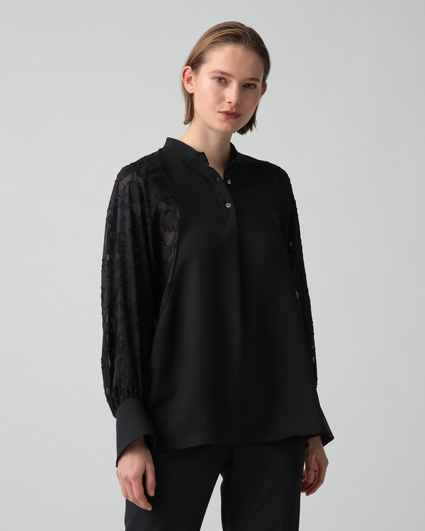 セオリーリュクス　Nasca Charley ダウンポンチョ　ブラック　32 Theory luxe | Theory luxe[セオリーリュクス]公式通販サイト