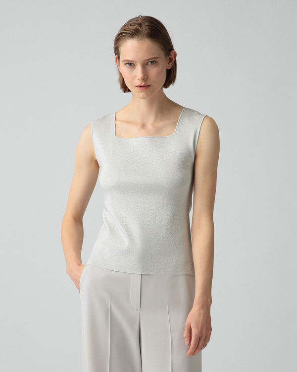 theory luxe ホワイト タンクトップ 038 BREEZY SUMMER TOPS | Theory luxe（セオリーリュクス）公式通販サイト