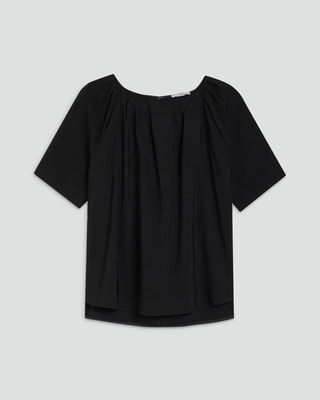 Theory リネンブラウス 黒 セオリーリュクス(Theory luxe)公式通販 レディースファッション