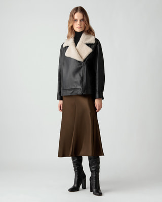 ア*ド様 theory セオリー シングルレザージャケット sheepskin ア*ド様 theory セオリー シングルレザージャケット sheepskin