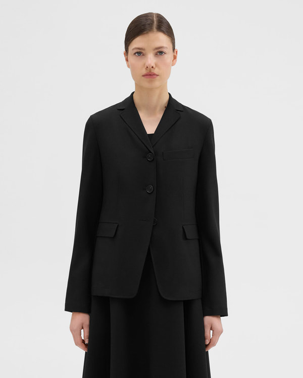 Theory ジャケット Leather Morvek Zip Jacket | Theory