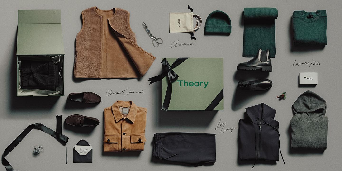 ✳︎未使用タグ付き✨Theoryセオリー Lサイズ 羊革パンチング