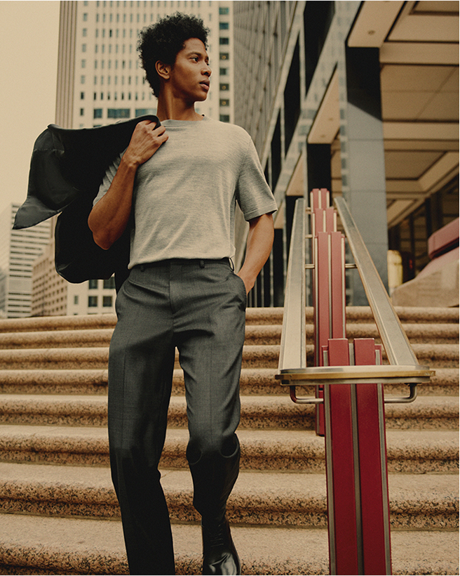 Theory メンズ　スーツ　ジャケット40 パンツ32 ダークブルー Theory メンズ スーツ ジャケット40 パンツ32 ダークブルー