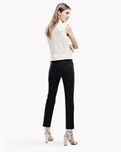 Izelle Pant in Stretch Canvas