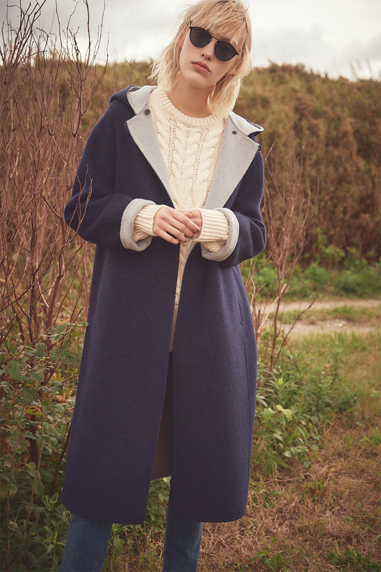 Theory clean duffle clearance coat