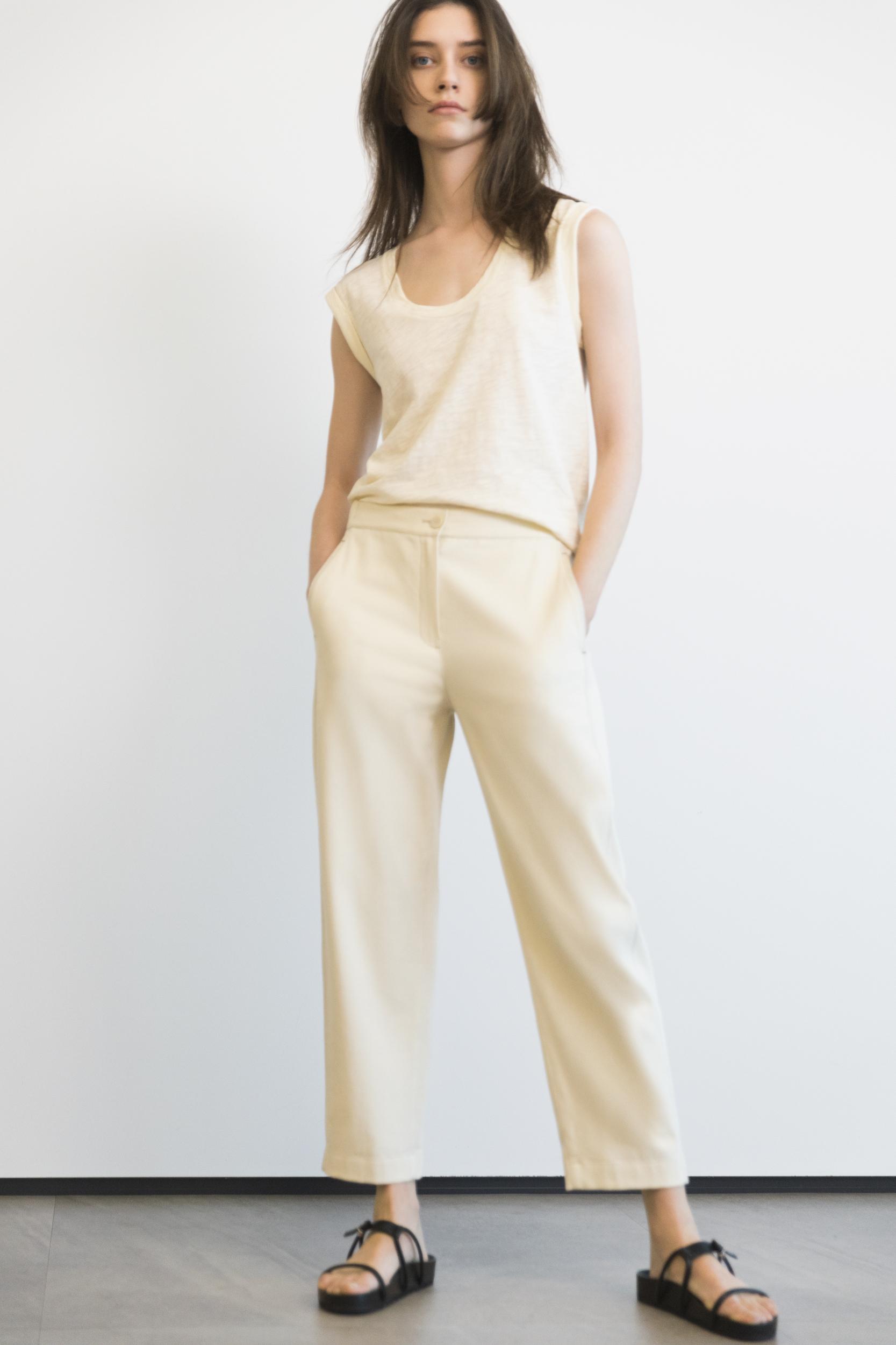 ♡極美品♡ セオリー　コットンウール　ブルゾン　ジップアップ　S ベージュ LOOKBOOK SUMMER PRE-FALL, 2021 | WOMEN（レディース）｜Theory