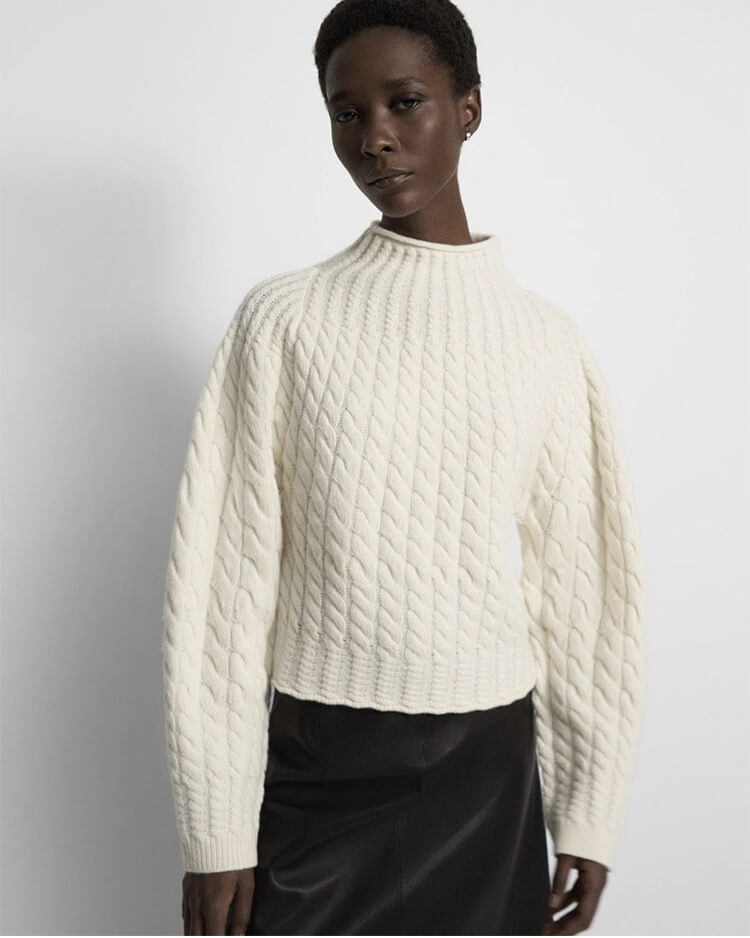 【美品】Theory セオリー 21aw ロングニットコート  黒 ロングコート 安心1年間保証