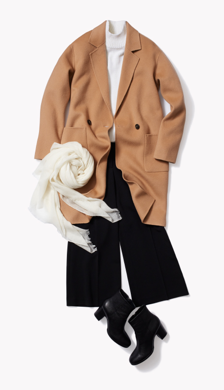 Theory フード付きポンチョ キャメル Theory フード付きポンチョ キャメル Theory フード付きポンチョ