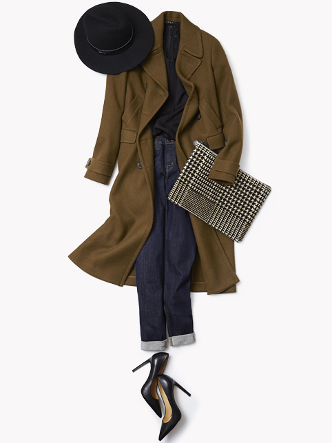 RAW DENIM × LONG COAT