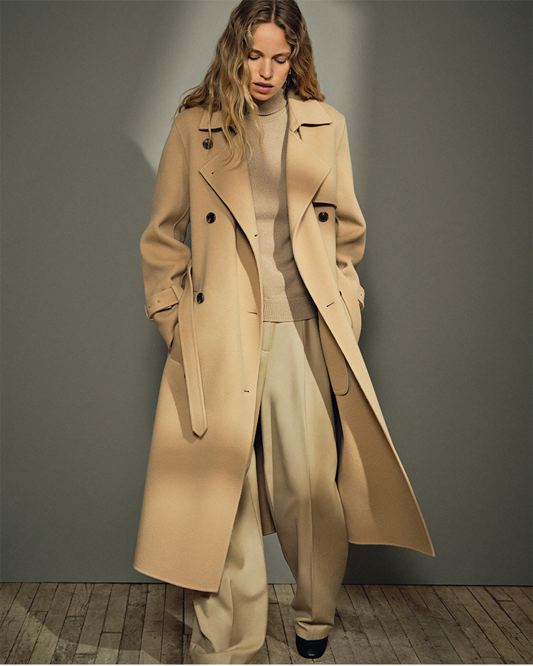 MELT THE LADY wrapping gown coat