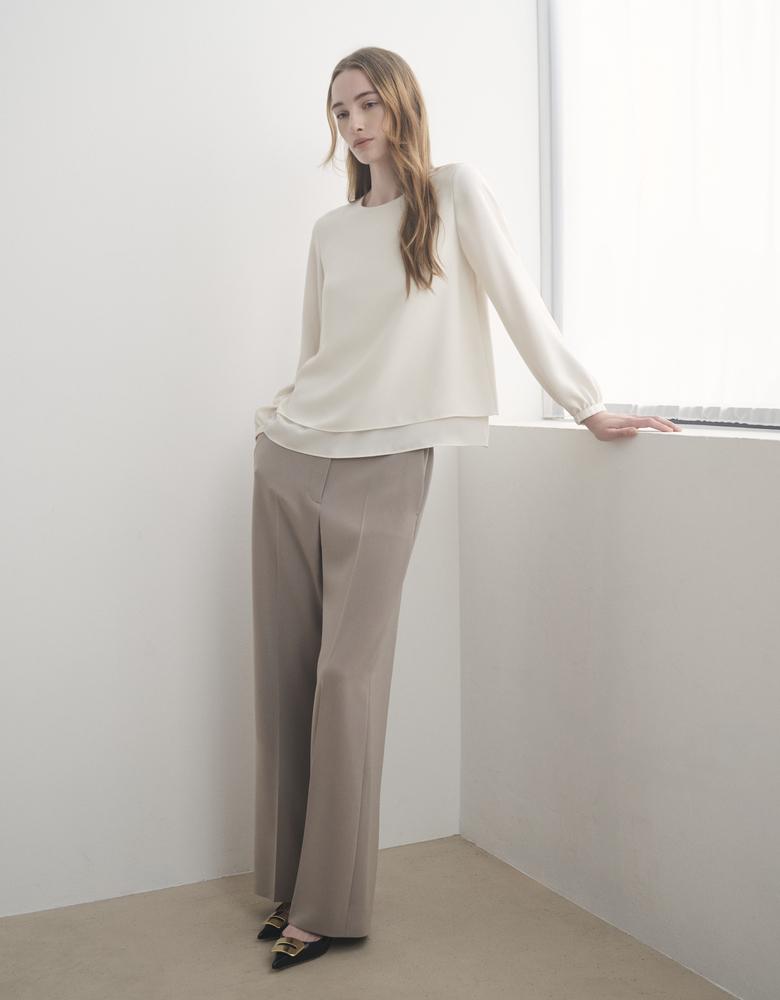 theory luxe ✨Cotton Interlock Haena ホワイト luxe（セオリー 