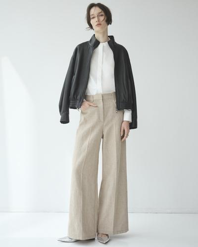 現行品 25AW 新品タグ付 セオリーリュクス ピンタック ブラウス アイボリー Lookbook Spring 2025 | Theory luxe（セオリーリュクス）公式通販サイト