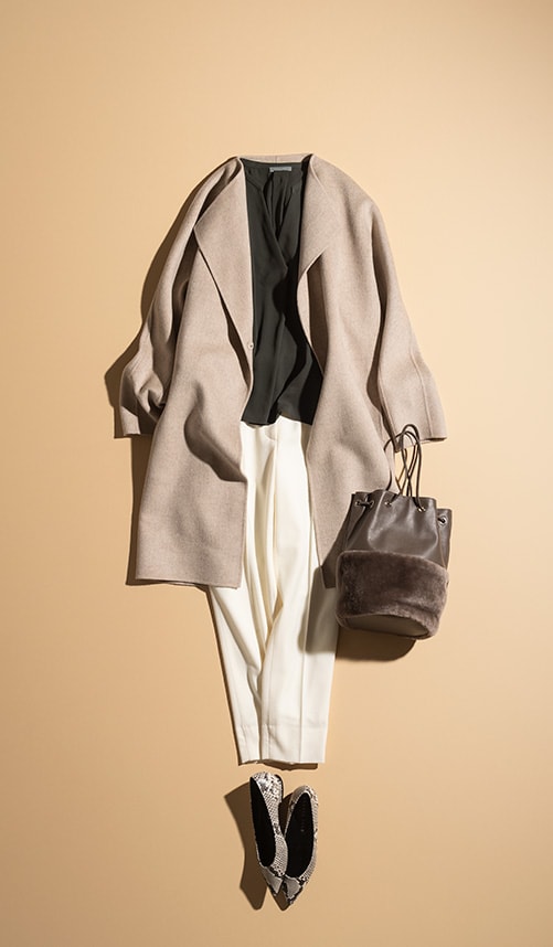 VOTE TO GET RITA'S COAT STYLE | Theory luxe（セオリー