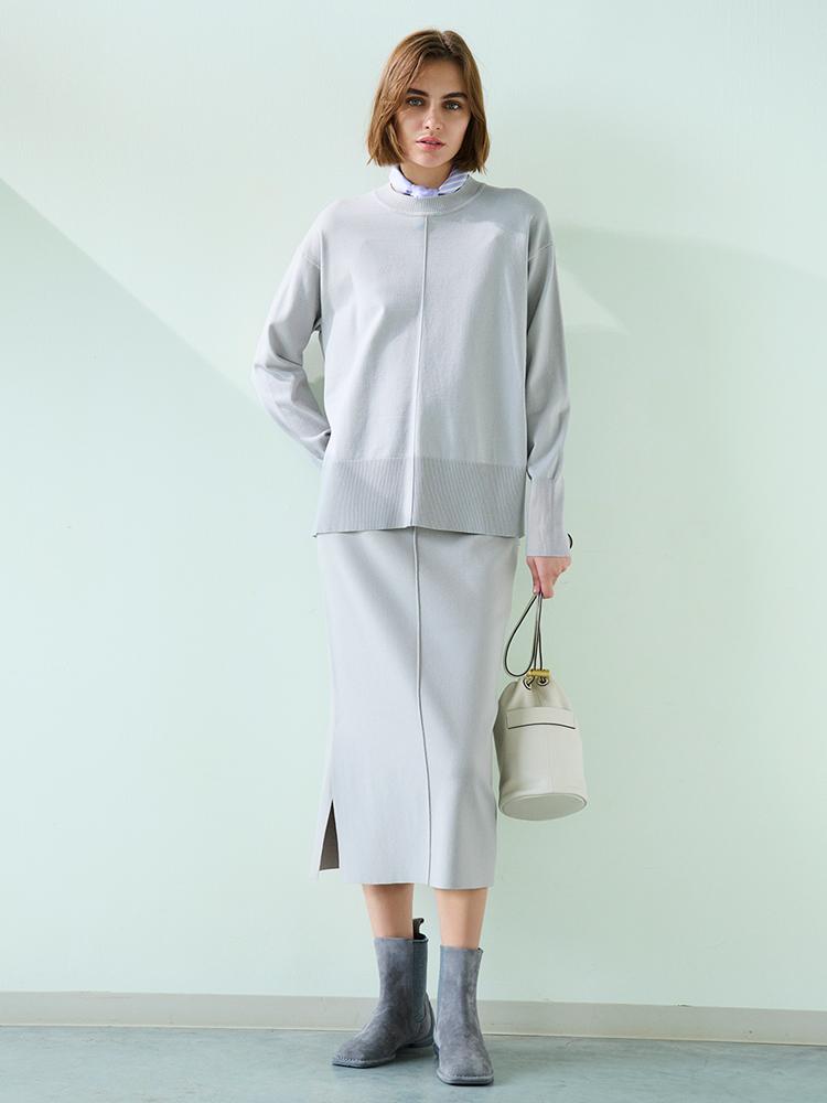 theory luxeニットセットアップ