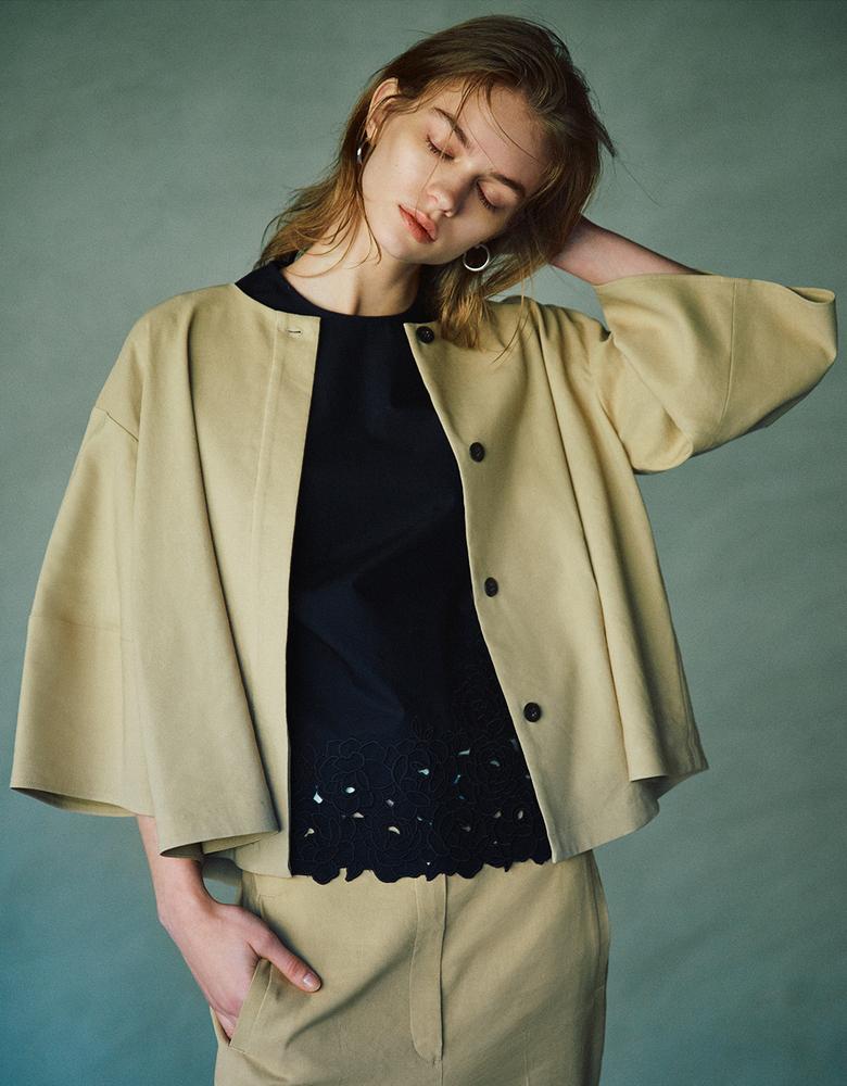 2025セオリーリュクス Franklin Cotton Sage Blouse 2025セオリー 