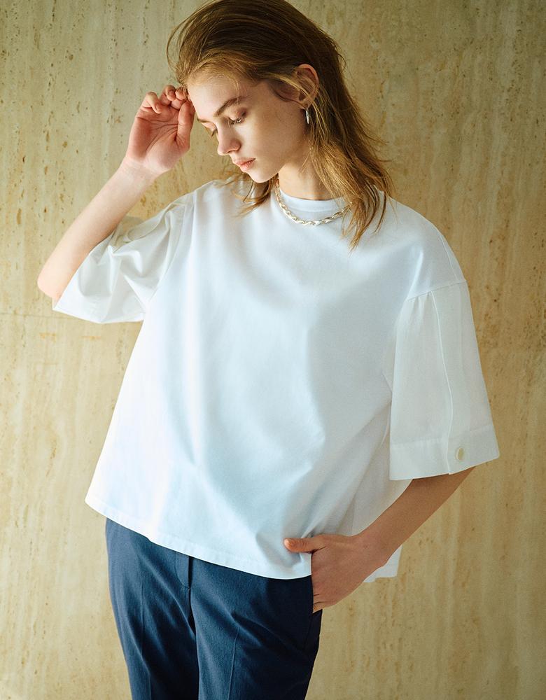 Theory プルオーバートップス（アイボリー） Breezy Tops | Theory 