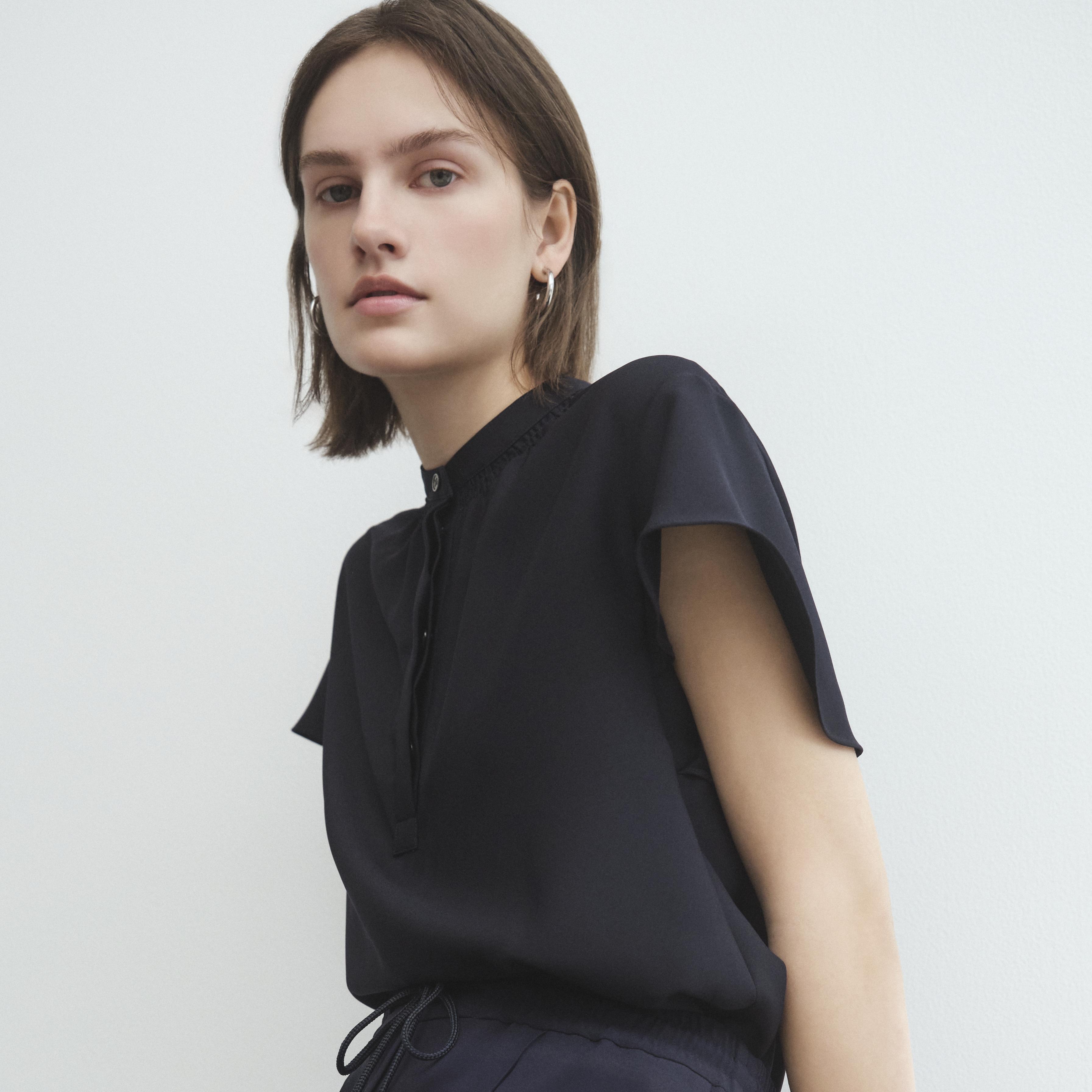 Theory luxe Marvine Elida 3 Blouse 【公式通販】