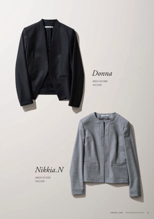Theory luxe Executive Catalog 2019