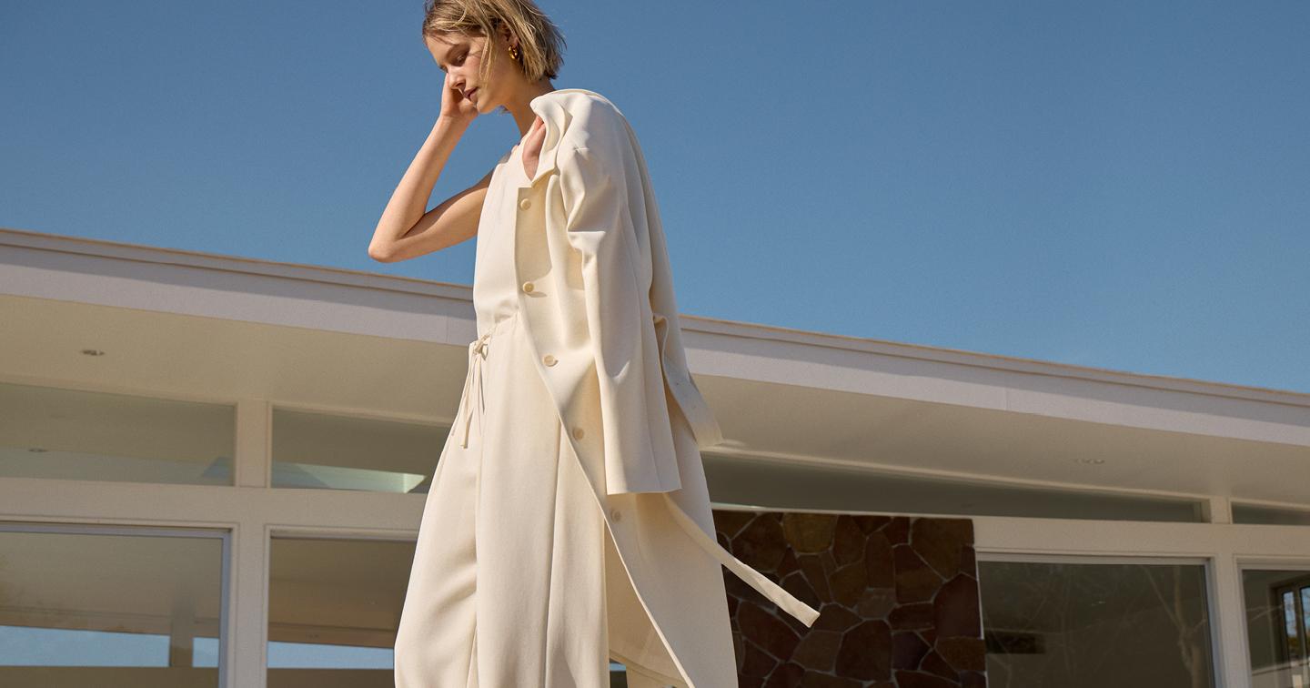 セオリー theory 17SS WINOLA ジャケット ノーカラー リネン 麻 8  